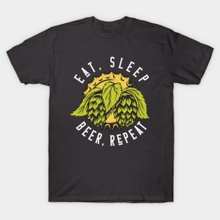 Eat, Sleep, Beer, Repeat T-Shirt